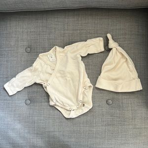 Organic Cotton Onesie and Hat